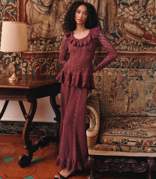 NORÈNE DRESS -- VIEUX ROSE