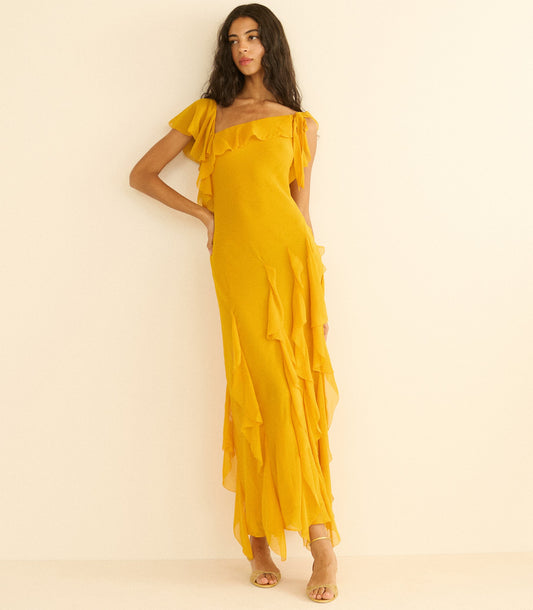 ZELIA DRESS -- SUNFLOWER